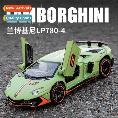 Boxed 1:32 Lambo lp780 sports car alloy car model sound ligh