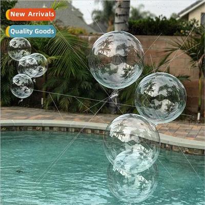 Transparent bobble balloon 8 inch-36 inch square round -mark