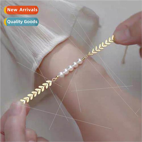 Ancient bracelet women gold laurel leaves bff string bracele