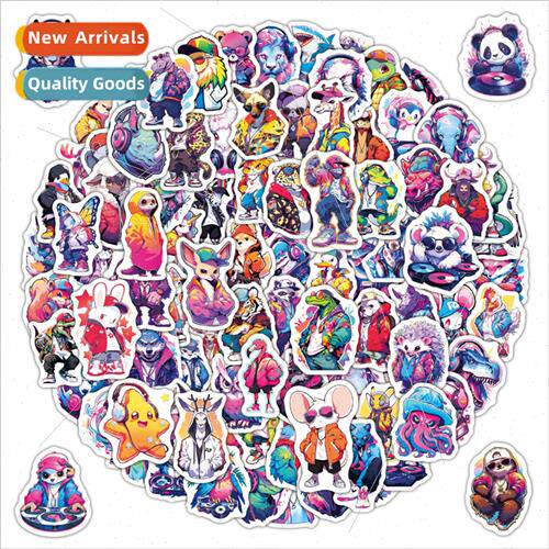 Gyo Hip Hop Stickers 100 waterprocartoon rap graffi skateboa