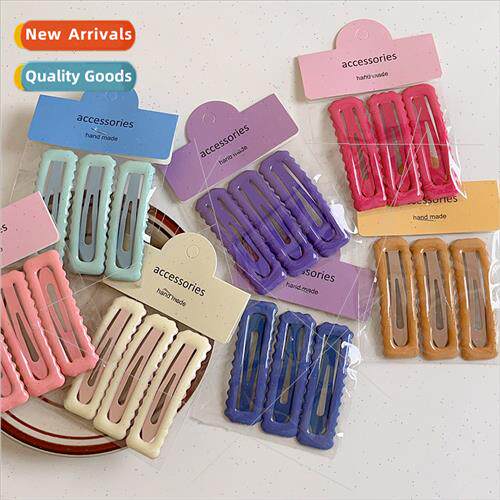 2023 autumn winter new bb clip hairpin side hairpin broken h
