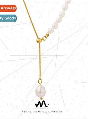 Europe chain tanium steel gold-plated snakebone chain fashio