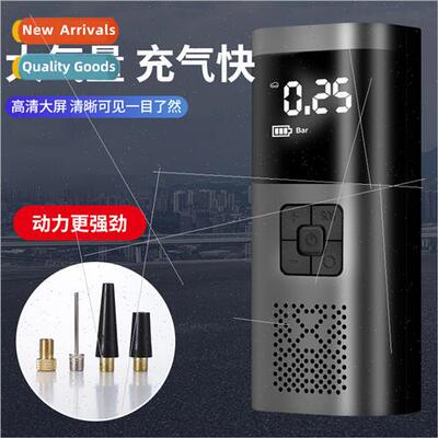 New portable car inflatable pump 12v intelligent digal displ