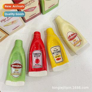 Squeeze Bottle Shape Ketchup Dish Sauce Dish Mustard Bottle