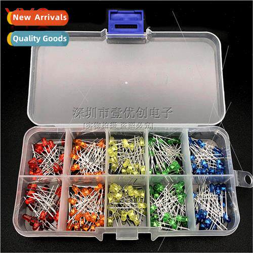 Red orange yellow green blue light-emting diode LED light be