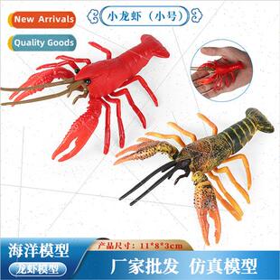 Lobster model freshwater crayfish red crayfish toys decorati