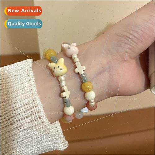 Colorful Ceramic Beaded Bracelet Women 2023 New HJewelry Swe