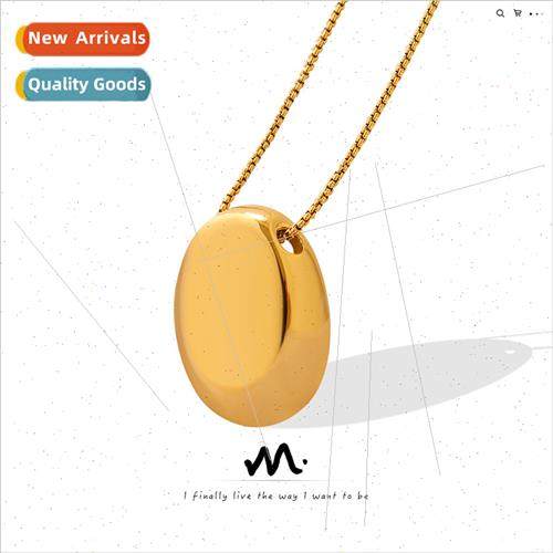 Europe ins simple versatile lerary retro geometric oval pend