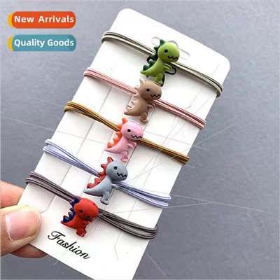 Korea cute alloy small dinosaur hair circle simple girl hair