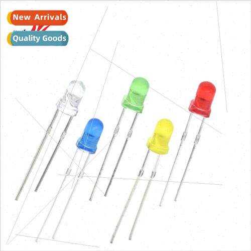 light emting diode led f5 red hair red short foot 5mm led pl
