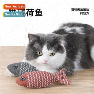 Cat toys self high catnip ragdoll simulation fish kten teeth