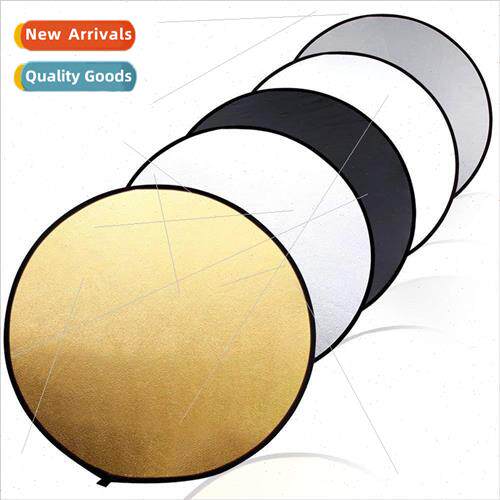5-in-1 Reflector 60cm80cm110cm Round Foldable 5-in-1 wh Carr