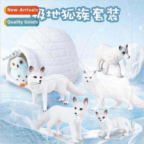 Polar Toys Wildlife Model Set Arctic Fox Whe Fox Igloo Whe E