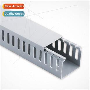Cover Electrical Wireway Posive Material Gray Wide lver