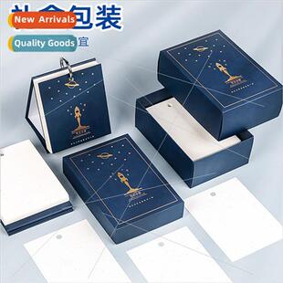 Blank desktop calendar diy handmade painting 2024 note deskt