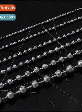 Hundreds tanium steel necklace stainless steel simple DIY je