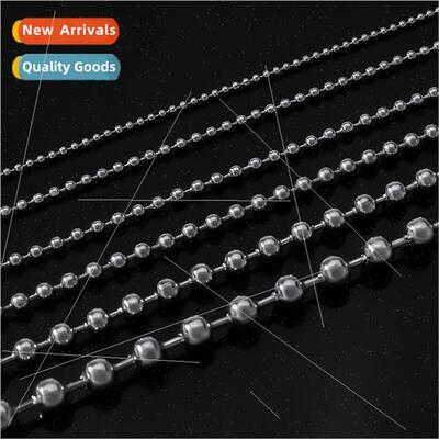 Hundreds tanium steel necklace stainless steel simple DIY je