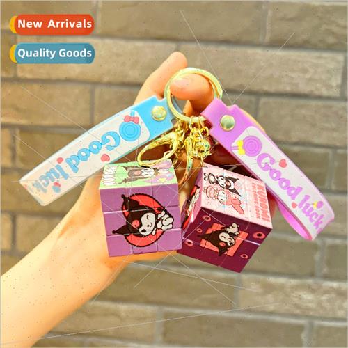 Cute Kuloami Rubik Cube book bag pendant car charm puzzle cr