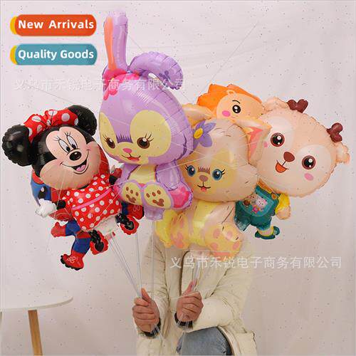 Cartoon clip pcs bracket balloon Minnie Star Dai  ng Na Beie