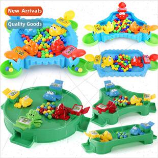 Feed bead swallowing froggy eating beans leisure brain deskt