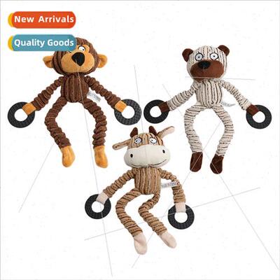 Pet plush relieve boredom be resistant teething sound dog to