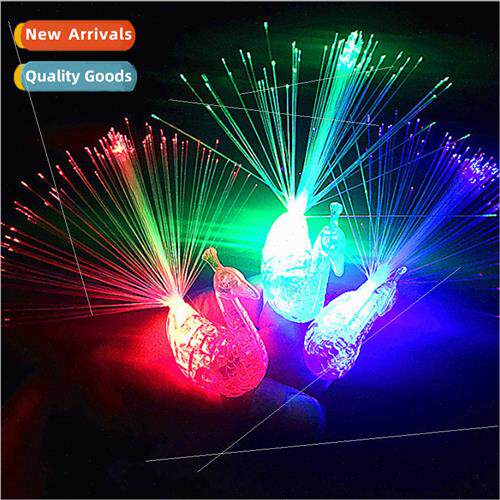 Peacock finger lights light-emting color-changing peacock op