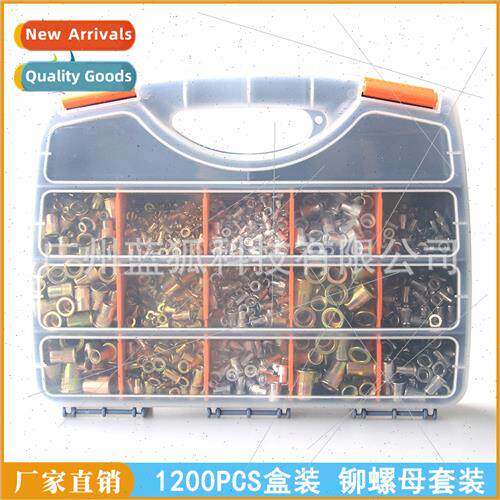 304 rivet nut M3 M12 rivet nut set 1200pcs pull cap flat hea