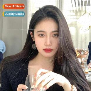 niche geo 925 earrings new tide female silver black