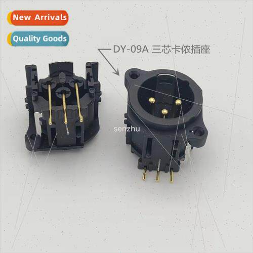 Audio 3 pole XLR socket DY-09A power socket microphone audio