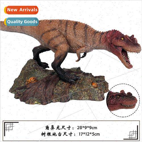 solid dinosaur animal model horned nose dragon e root floor