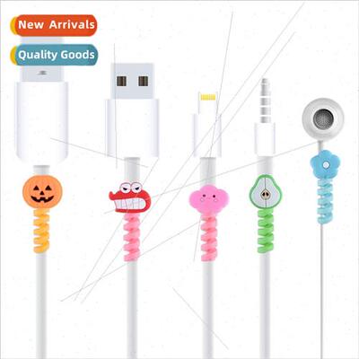 Creative new spiral c Cell phone computer charging cable pro
