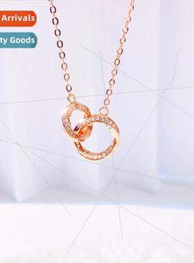 s925 silver necklace women niche适用girlfriend gift collarbo