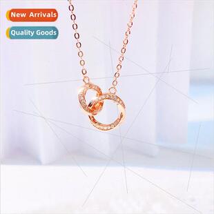s925 silver necklace women niche适用girlfriend gift collarbo