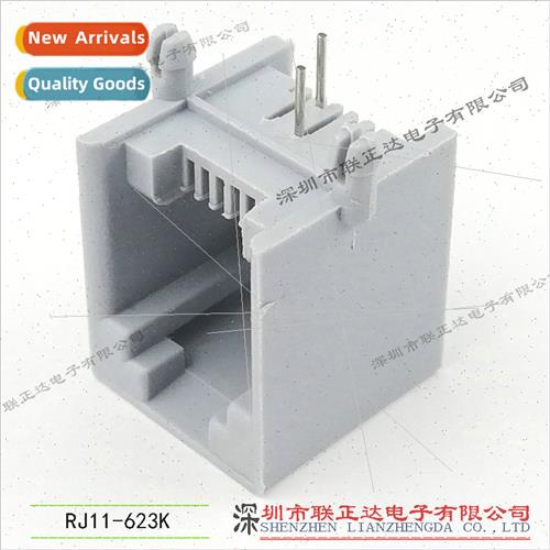 Gray RJ11 Socket Plug-in Phone Socket Phone ne 623K Socket 2