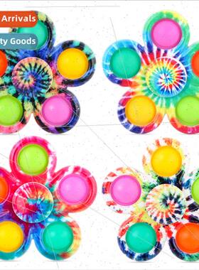 Decompression fingertip finger gyro bubble fun toys UV print