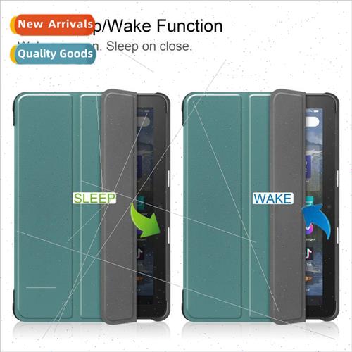 适用eBook kindlefire HD8 HD8 Plus 2022 Protective Case Leath