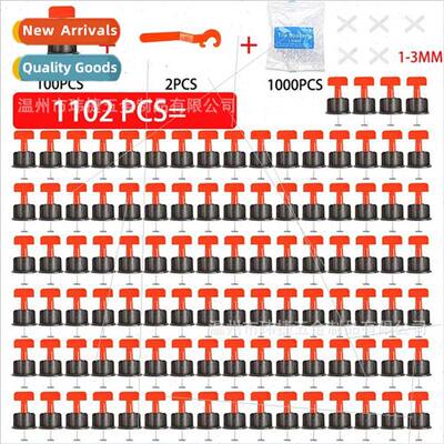 1102pcs bag tile leveling leveler T-adjuster cross paving pa