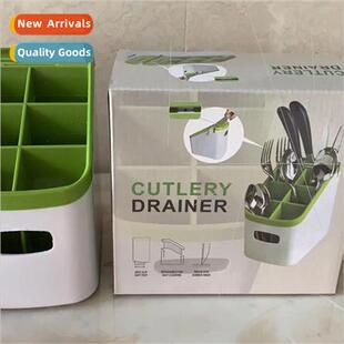 Multi-functional kchen organizer wh knife sharpening cutlery