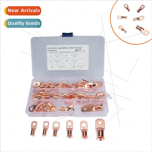 6 specifications AWG US T2 copper cold pressing terminals op