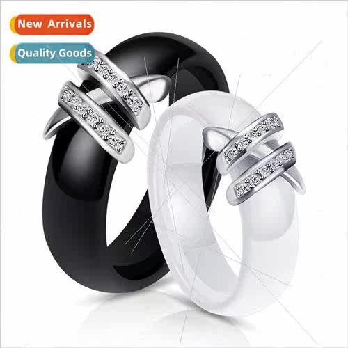 Black Double X Diamonds Tanium Steel Ring Student mple Versa