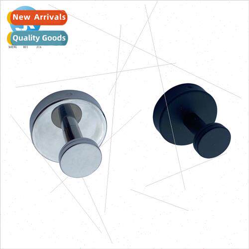 304 ngle Clothes Hook Glossy Black Bathroom Pendant Round Ba