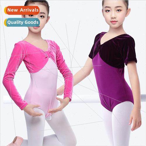 Childrens dance costumes fall practice dancewear girls balle