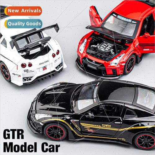 GTR sports car racing alloy car model 1:32 children boys met