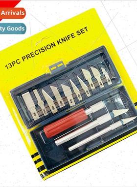 13PCS Engraving Pen Knife Set Engraving Cutter Woodworking E