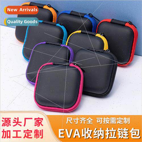 eva bag headphone bag bluetooth headset organizer zipper bag