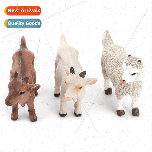 Solid farm livestock animal goat model sheep goat kid deskto