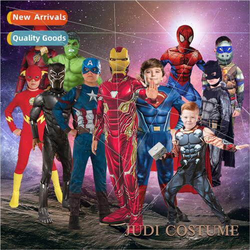 Kids Batman Anime Spider-Man Hulk Captain America Team Thor