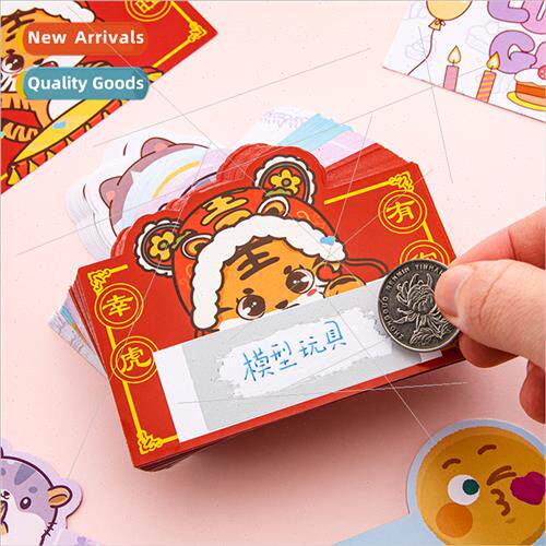 Creative diy scratch win lucky scratch card family interacti