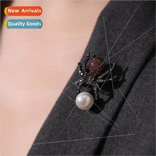 Mystic energy spider spider icon spray paint rhinestone broo