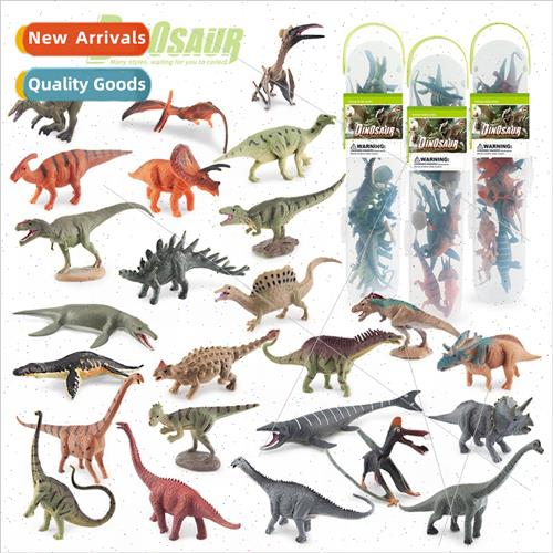 Mini Jurassic Tyrannosaurus Rex Triceratops Stegosaurus mode